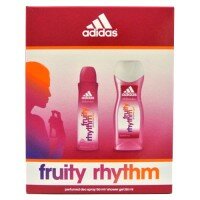 Adidas Fruity Rhythm Women ZESTAW UPOMINKOWY - dezodorant 150ml spray + żel pod prysznic 250ml