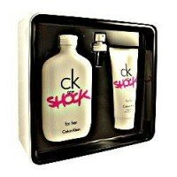 Calvin Klein CK One Shock for Her ZESTAW Puszka - woda toaletowa 200ml spray + balsam do ciała 100ml