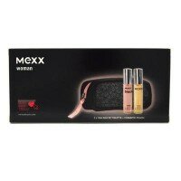 Mexx Woman Zestaw - 2 x 10ml woda toaletowa spray Woman & Woman Black + kosmetyczka