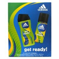 Adidas Get Ready for Him Zestaw - dezodorant 150ml spray + żel pod prysznic 250ml