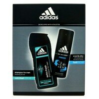 Adidas Zestaw - szampon 200ml Extra Fresh + dezodorant 150ml spray Cool&Dry Fresh