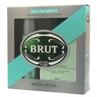 BRUT Eau de Brut Zestaw - woda toaletowa 100ml spray + dezodorant 200ml spray Edycja Limitowana