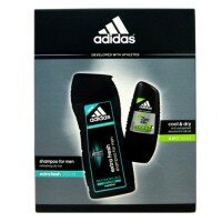 Adidas Zestaw - szampon 200ml Extra Fresh + roll-on 50ml Cool&Dry 6in1
