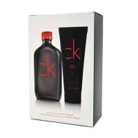 Calvin Klein CK One Men Red Edition Zestaw - woda toaletowa 100ml spray + żel pod prysznic 100ml