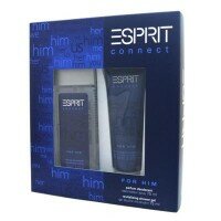 Esprit Connect For Him ZESTAW - dezodorant perfumowany 75ml spray + żel pod prysznic 75ml