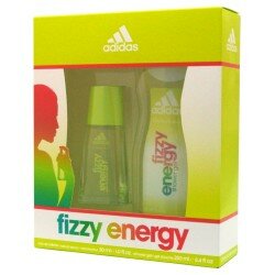Adidas Fizzy Energy Women ZESTAW UPOMINKOWY - woda toaletowa 30ml spray + żel pod prysznic 250ml